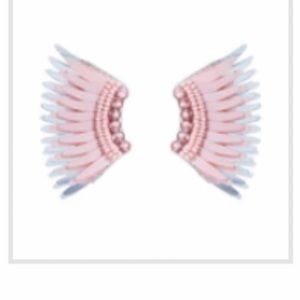 NWOT Mignonne Gavigan Mini Madeline Earrings, pink